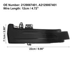 1 Pair LED Wing Mirror Indicator Turn Signal Light 2129067401 for Mercedes W176 (2013–2018)