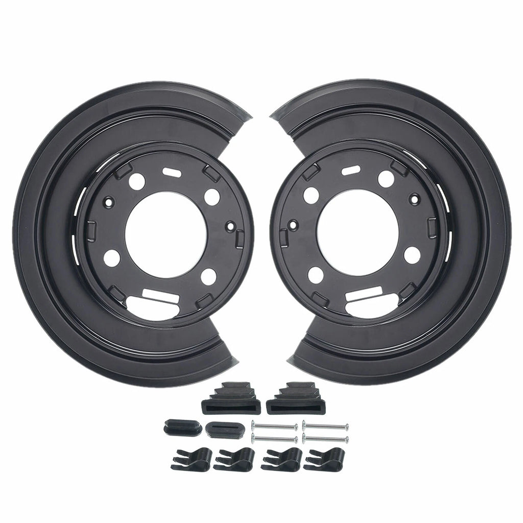 2X Rear Brake Dust Shield Plates for Ford F-250 F-350 F-450 Super Duty (2005–2023)