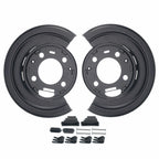 2X Rear Brake Dust Shield Plates for Ford F-250 F-350 F-450 Super Duty (2005–2023)