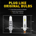 AUXITO H1 LED Headlight Kit Bulbs 6500K Super White for