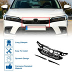 Front Hood Bumper Grille for Honda Civic Facelift Type-R Style (2016-2021)