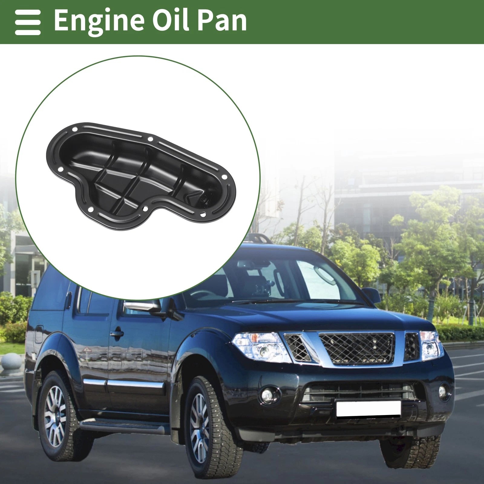 1 Pc Engine Oil Pan No.111104W010 for Nissan Pathfinder (2001–2004)