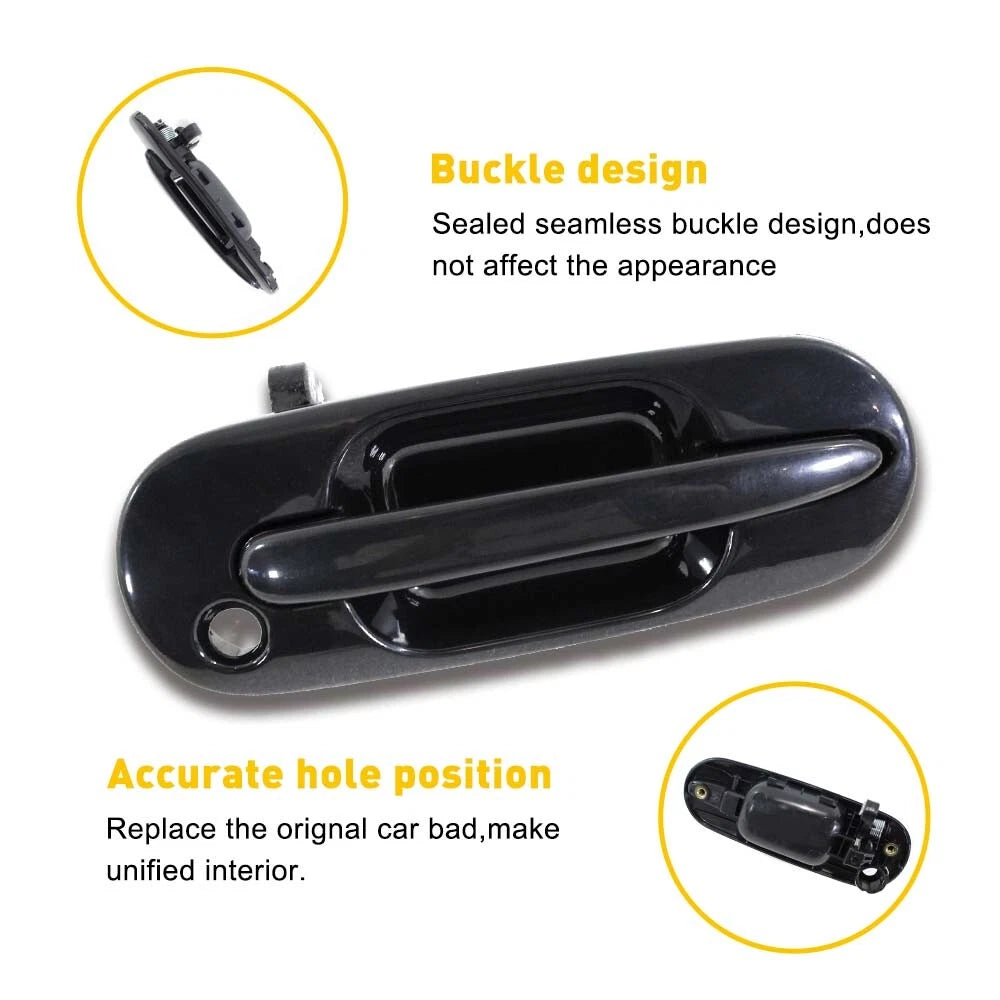 Exterior Door Handle for Honda CR-V (1997–2001) Black