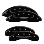 Set of 4 Gloss Black #2 Wing Caliper Covers for 2007-2009 Chrysler Aspen
