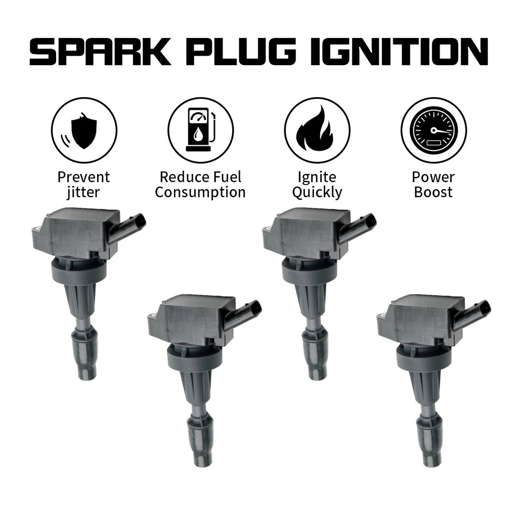 4x Ignition Coil for Kia Optima (2016–2020), Stinger (2018–2021), Sportage (2017–2020)