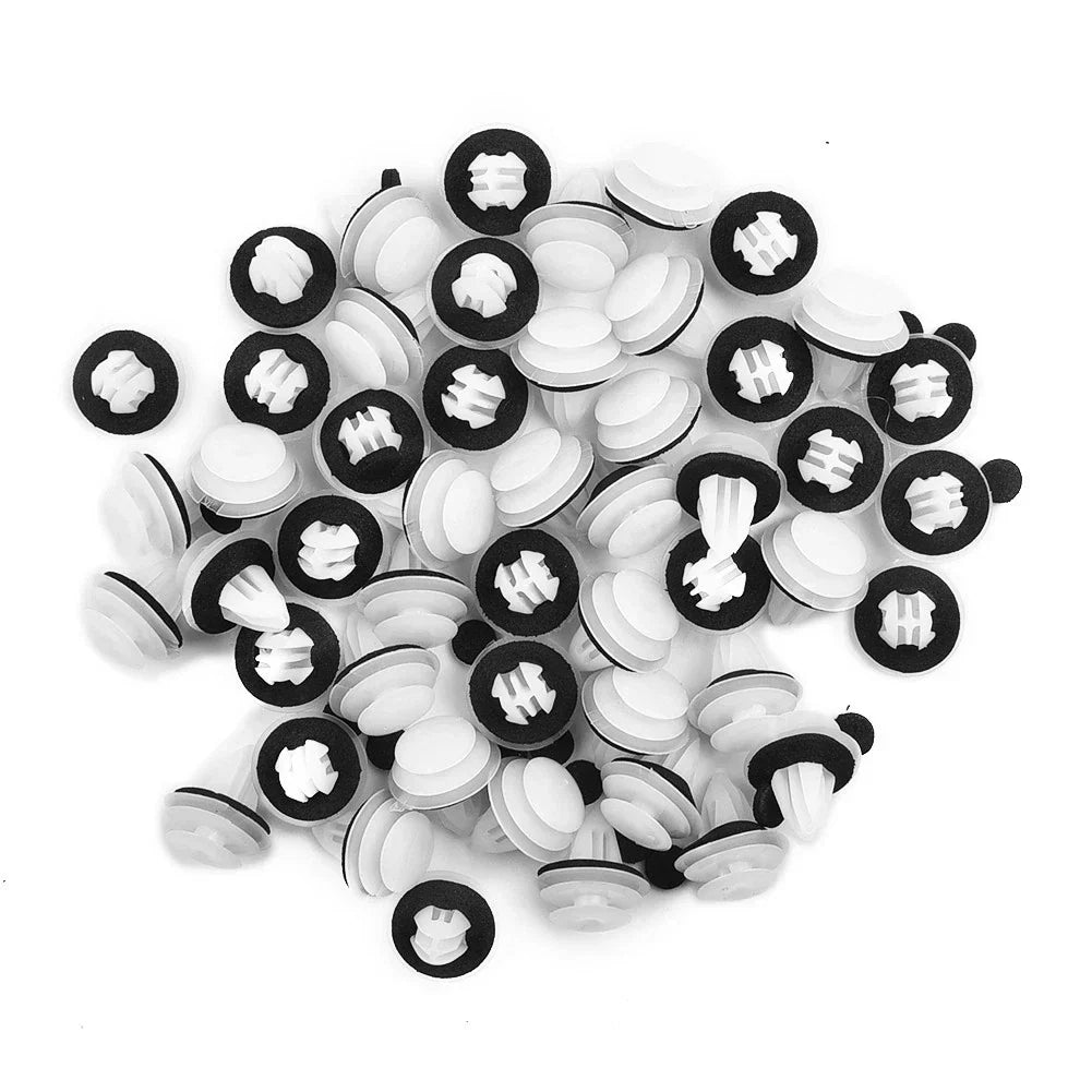50 Pcs/Set Door Trim Panel Moulding Retainer Nylon Clip for Mazda CX-5 CX5 CX-7