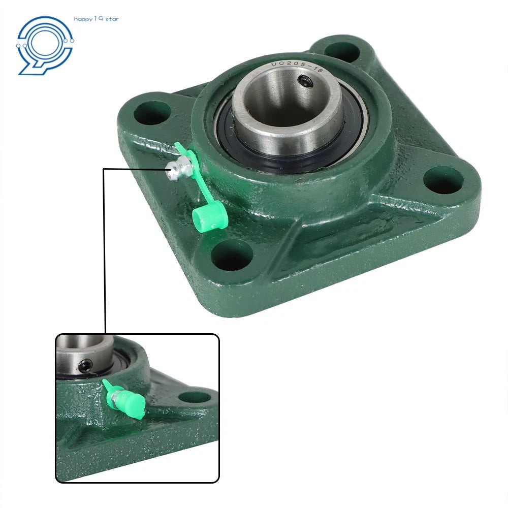 Set of 2 Pillow Block Bearings for UCF205 (1" Bore)