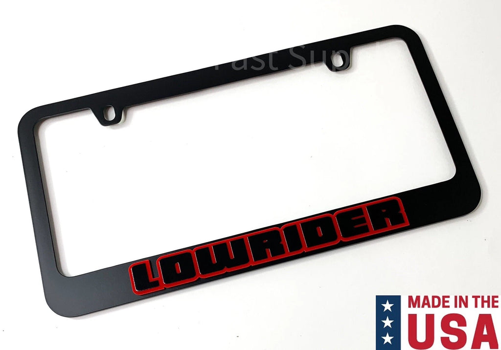Matte Black License Plate Frame Premium Replacement for Chevrolet (2005–2015)