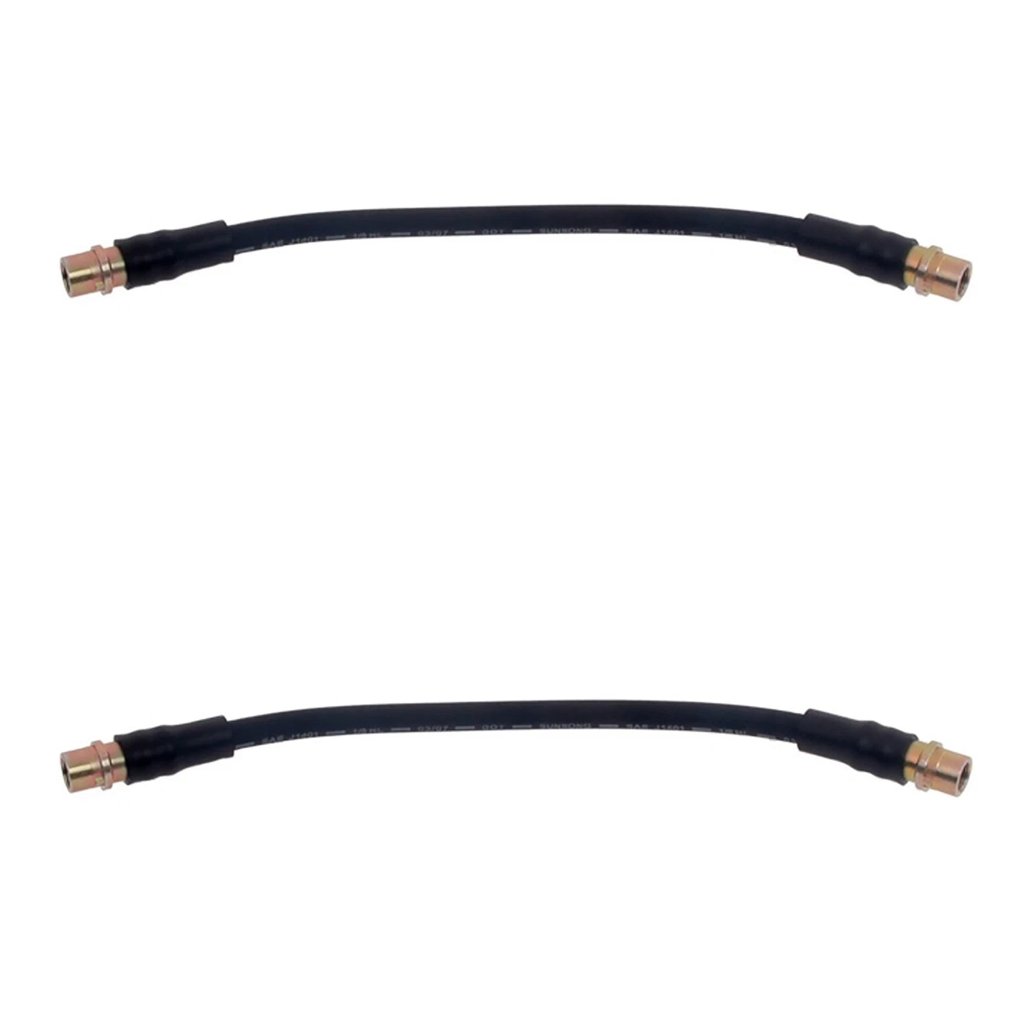 Set of 2 Front Brake Hydraulic Hoses for Audi A4 A6 Quattro Passat RS6 S4 S6