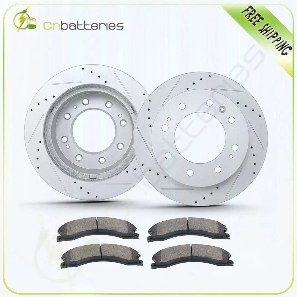 Front Brake Rotors and Ceramic Pads for Silverado 2500 HD, Sierra 2500 HD (2011–2016)