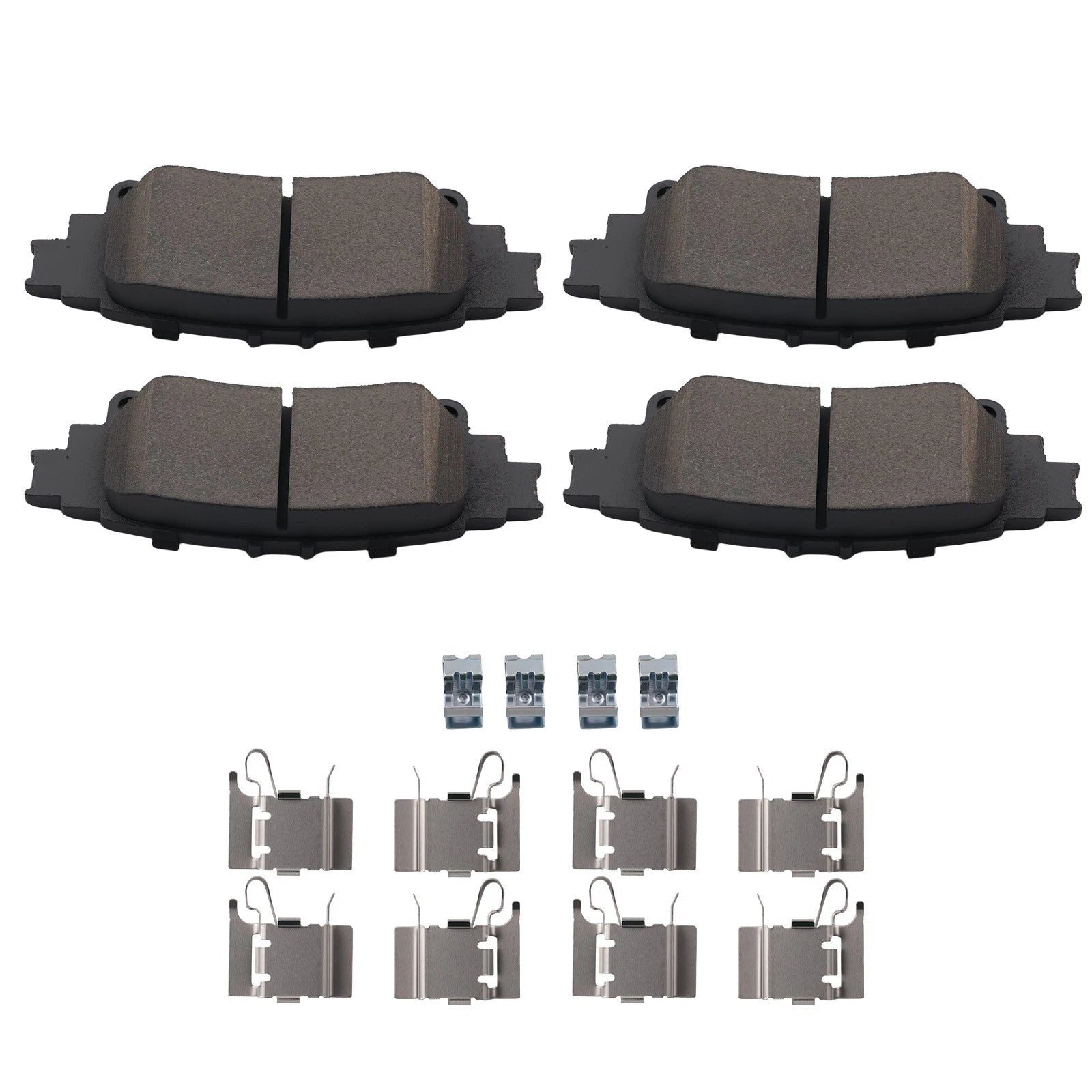 Set of 4 Rear Ceramic Brake Pads for Lexus GS350 IS200T IS250 IS350 RC300 RX350