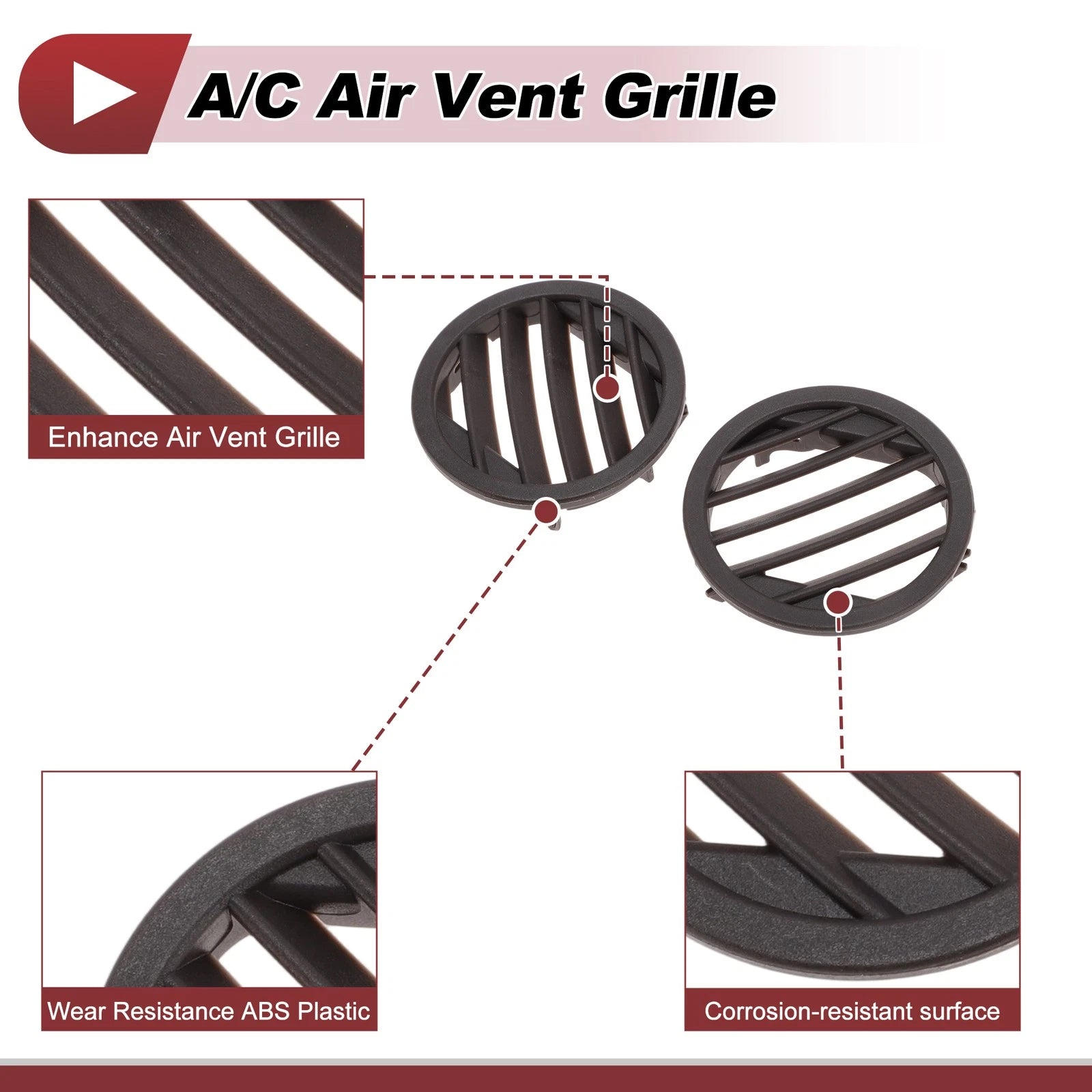 Air Outlet Vent Grille No.20468049878490 for Mercedes-Benz GLK260 (2008–2016)