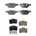 Set of 4 Hella Low-Met Disc Brake Pads for Audi TT Quattro, Volkswagen R32