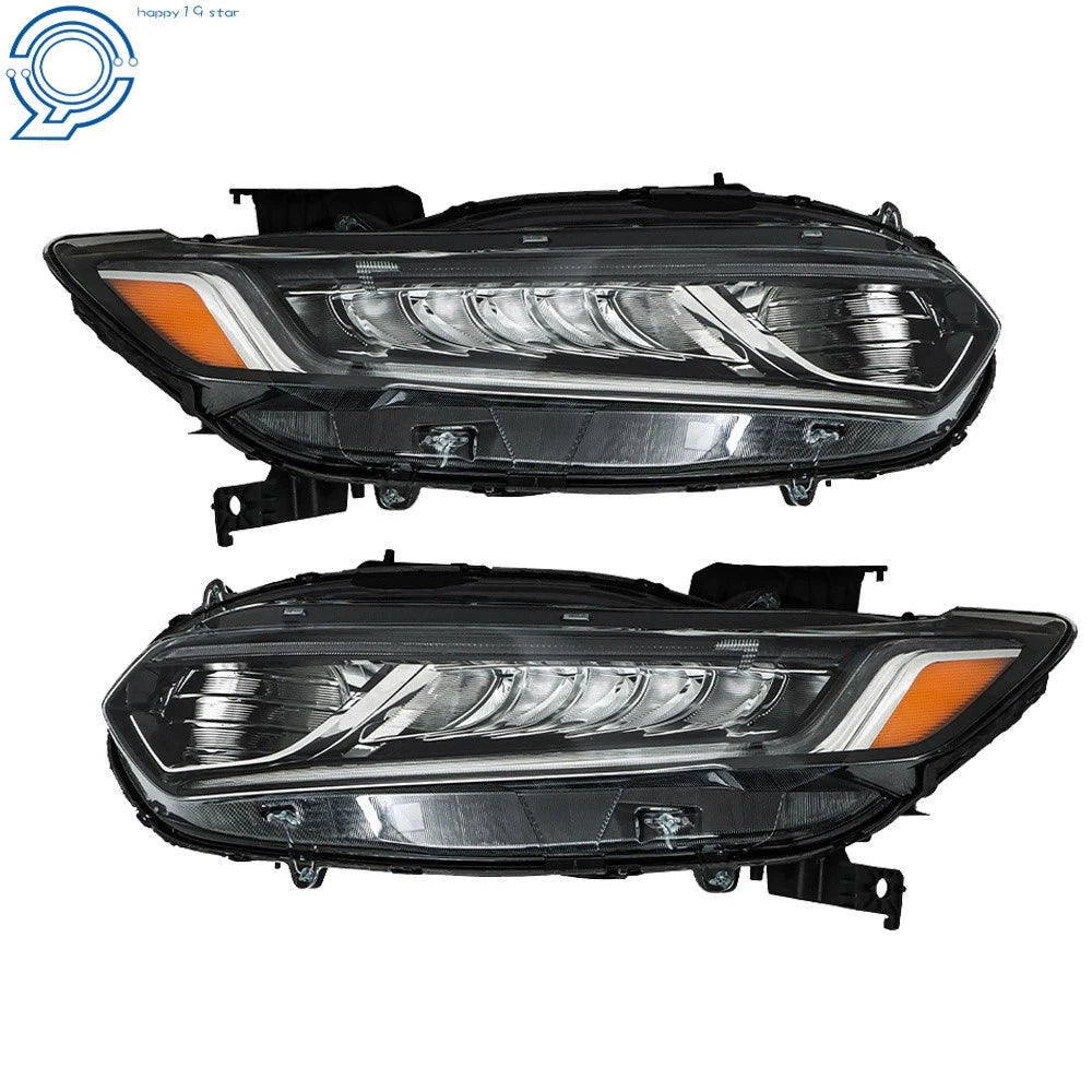 Set of 2 Halogen Headlights with LED for Honda Accord Sedan (2018–2020)