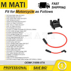 Ignition Coil & Spark Plug Wire Cap for Dyna FXD FLD FXST FXSB FXSE FXSTB