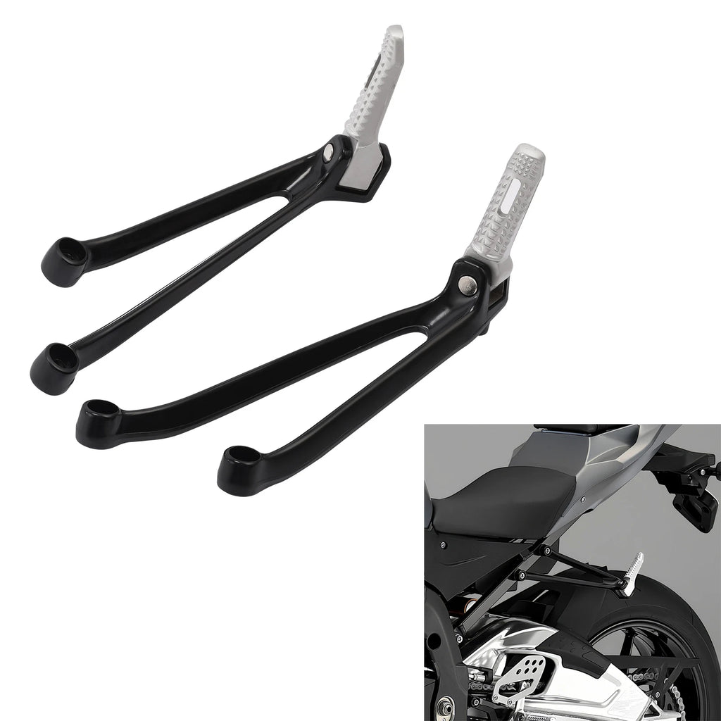 Rear Passenger Footpegs Footrest Bracket for BMW K42 HP4 (2011–2014) K47 S1000R (2013–2016)