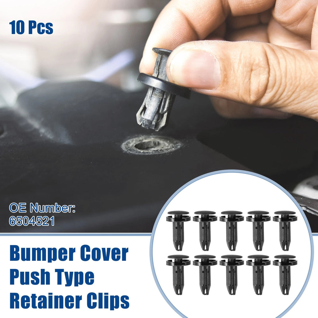 10pcs Bumper Cover Push Type Retainer Clips for Chrysler 200 (2011–2014) No. 6504521