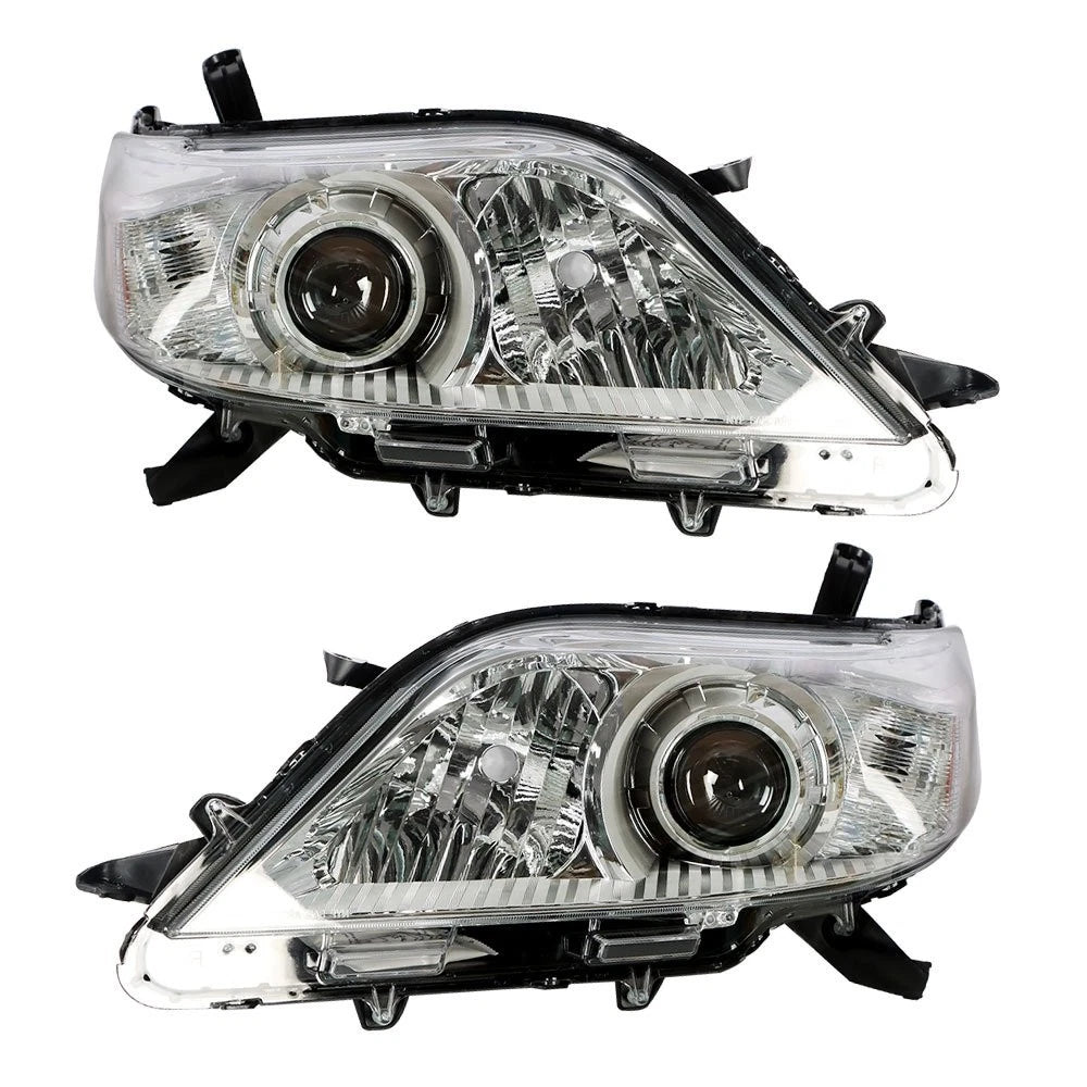 Set of 2 Projector Headlights for Toyota Sienna (2011–2013) Halogen