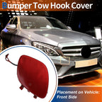 Tow Hook Cover for Mercedes-Benz C300 (2015–2018) No.A2058850024 Red