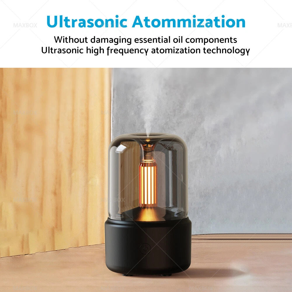 USB Essential Oil Aroma Diffuser Humidifier for Desktop Use