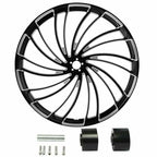 30" Front 18" Rear Wheel Rim Dual Hub Pulley Sprocket for Harley Touring (2009–2023)