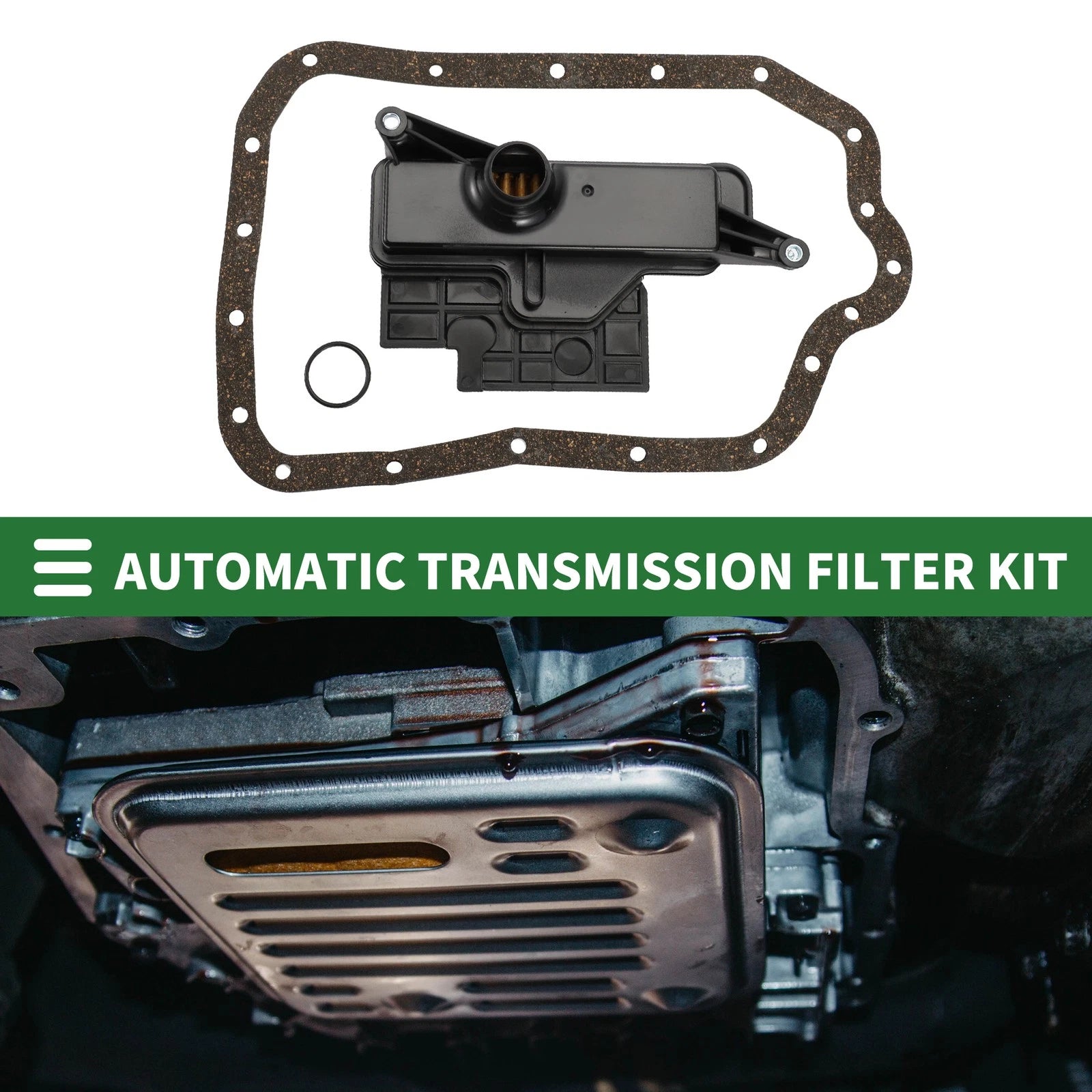 Set of 2 Automatic Transmission Filter Kit ASV71/ASZ10 No.3533073021 for Toyota RAV4 