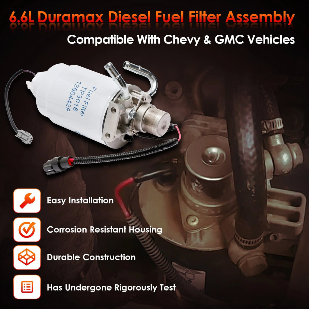 Fuel Filter for Chevy Silverado GMC Sierra 2500 3500 (2005-2012)