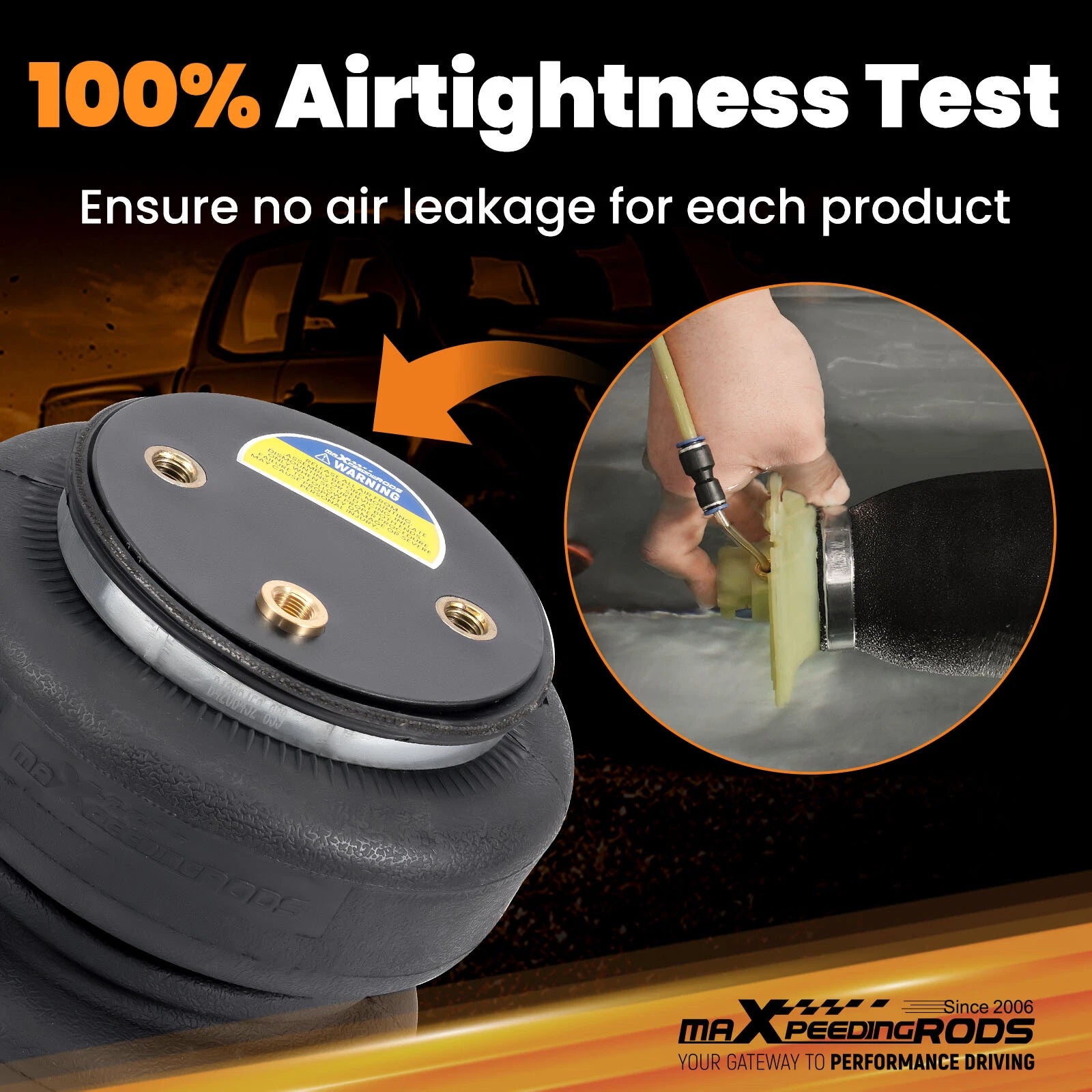 Air Suspension Kit with Wireless Compressor for Dodge Ram 2500/3500 (2010–2023)
