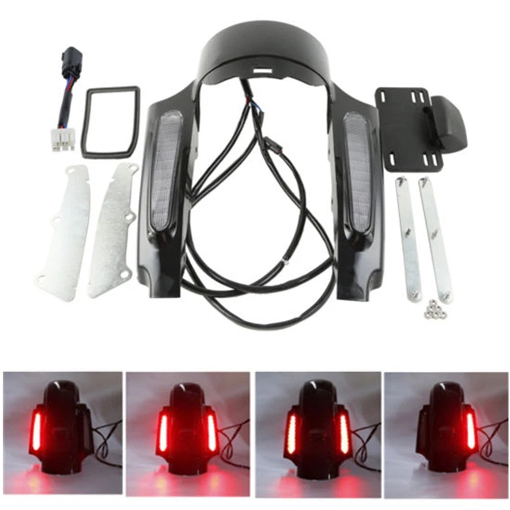 Rear Fender Fascia with LED Light for Harley Touring Road Glide (2009–2013)