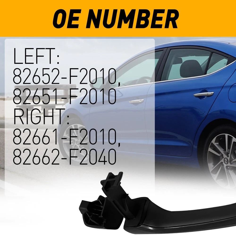 Driver Side Exterior Door Handle Cap for Hyundai Elantra (2017–2022)