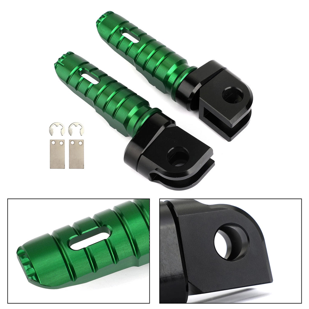 Front Footrests Foot Pegs for Kawasaki Z300/Z400/Z650/Z800/Z900/Z1000