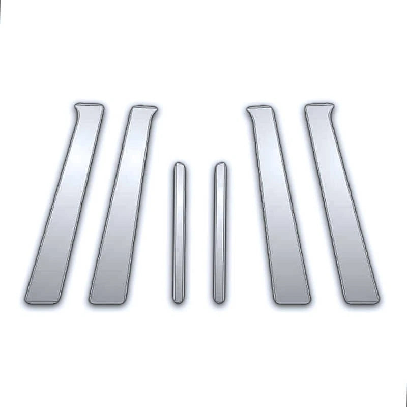 6Pc Chrome Pillar Post Covers for Nissan Pathfinder (2005–2012)
