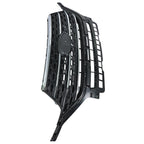 Front Radiator Grille for Ford Explorer XLT (2020–2021) Gloss Black Chrome