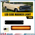Amber LED Front Corner Side Marker Light for Jeep Cherokee (1976–1986)