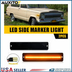 Amber LED Front Corner Side Marker Light for Jeep Cherokee (1976–1986)