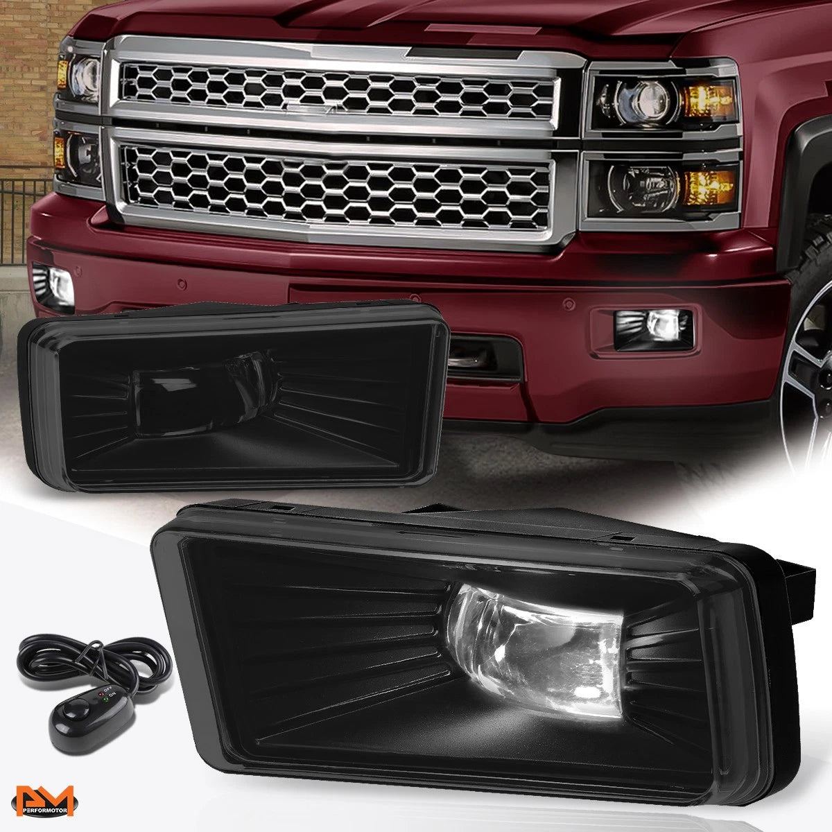 High-Power LED Fog Lights for Chevy Silverado 2500HD (2007–2014)