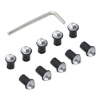 10pcs Windscreen Windshield Bolts Nuts Screws for Honda Suzuki Kawasaki Yamaha