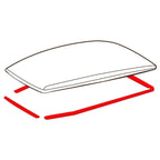 Roof Rubber Seal Molding Front Rear Fit 1975-84 Toyota Land Cruiser FJ40 BJ SUV