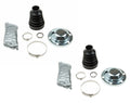 Set of 2 Inner CV Joint Boot Kit for Audi Volkswagen (GKN Loebro)