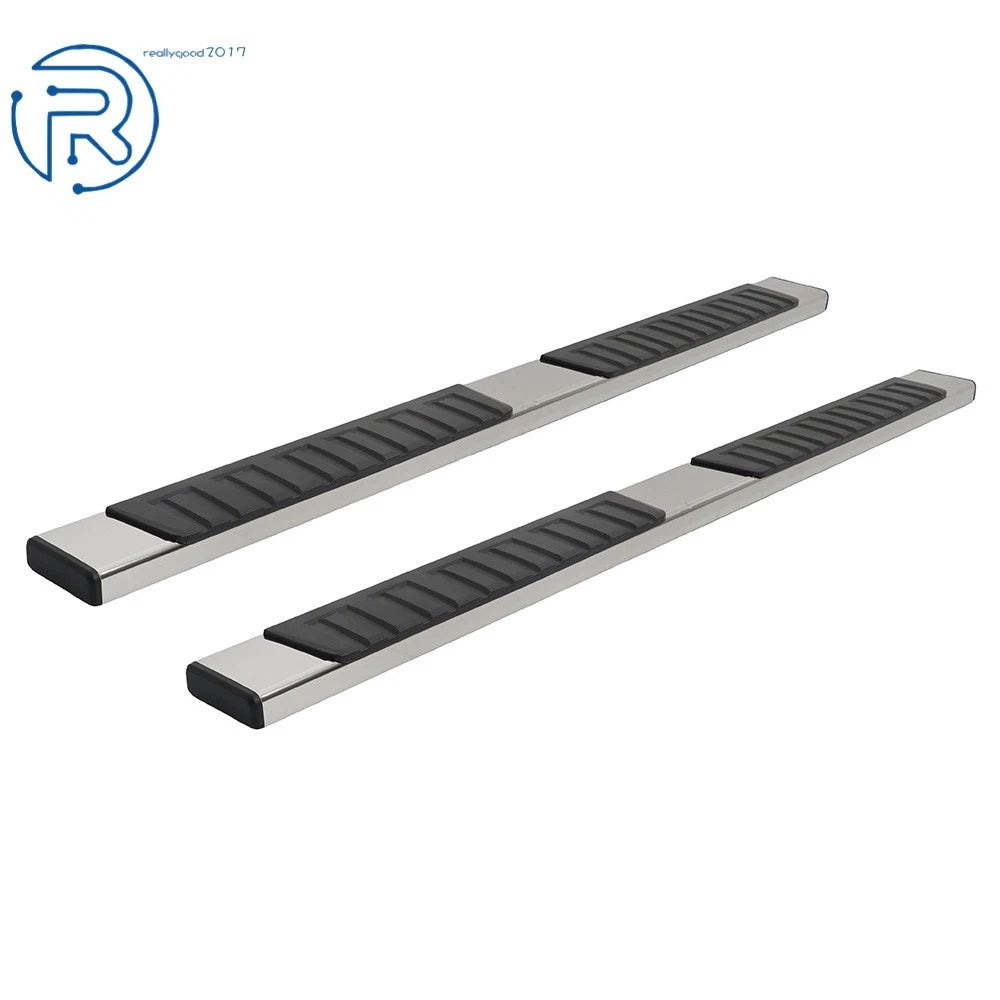 Set of 2 Black 6" Running Boards for Dodge Ram 1500 Crew Cab (2019–2024)