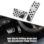 Brake and Gas Accelerator Pedal Covers Kit for Dodge Chrysler 