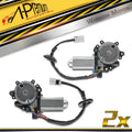 2X Front Window Motor with Anti-Clip for Nissan Maxima (2004–2008)