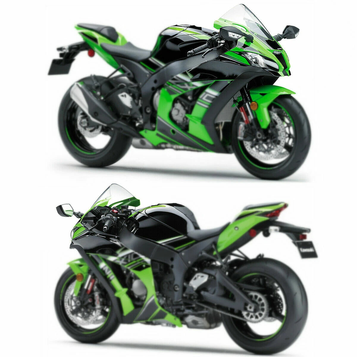 LED Turn Signal Rear View Mirrors for Kawasaki Ninja ZX10R (2016–2025)