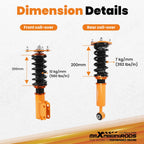 Coilovers for Mitsubishi 3000GT (1991-1999)