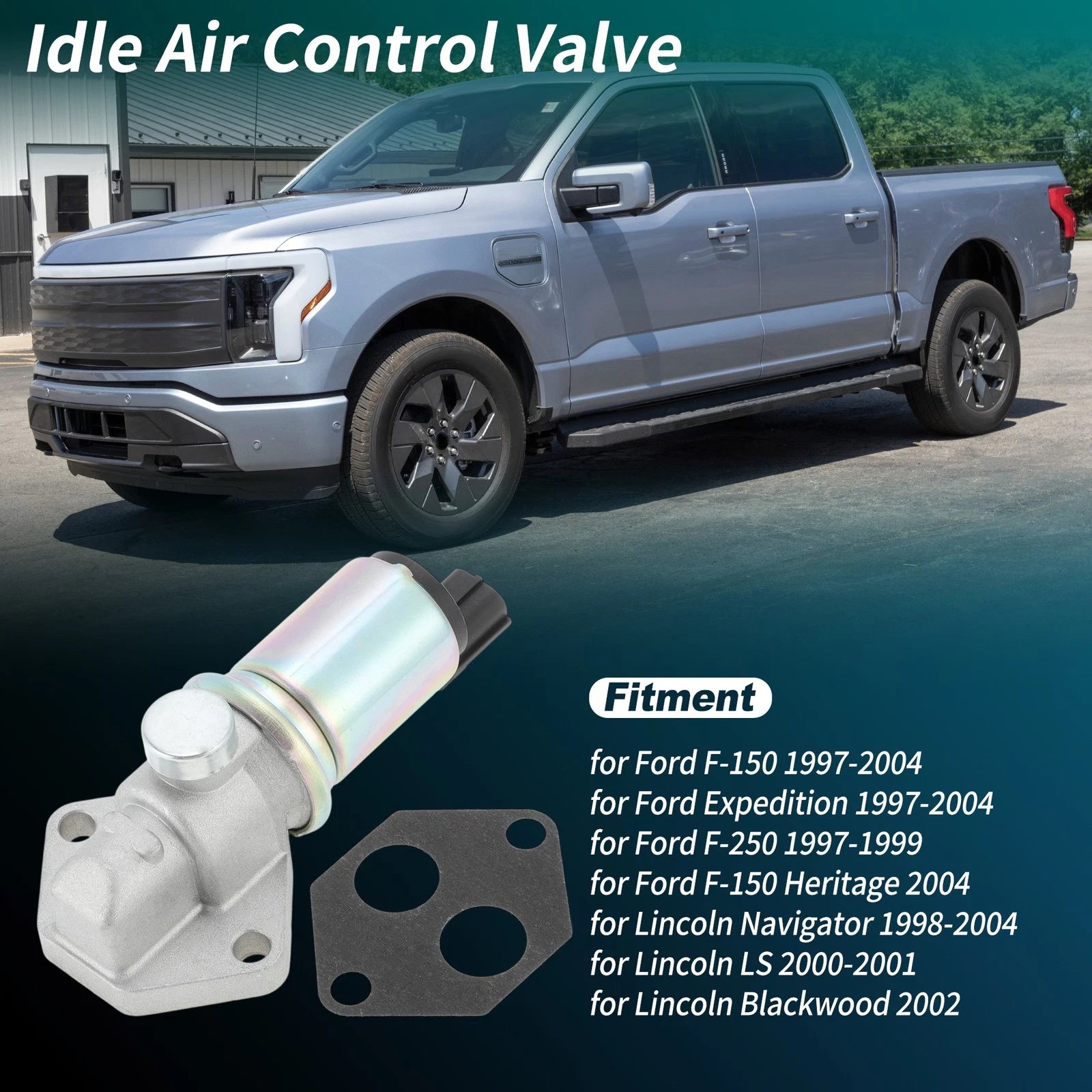 Idle Air Control Valve w/ Gasket for Ford Expedition (1997–2004) No.F75Z9F715AA