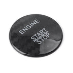 Carbon Fiber Engine Start Stop Button Sticker Cover for Mercedes E-Class