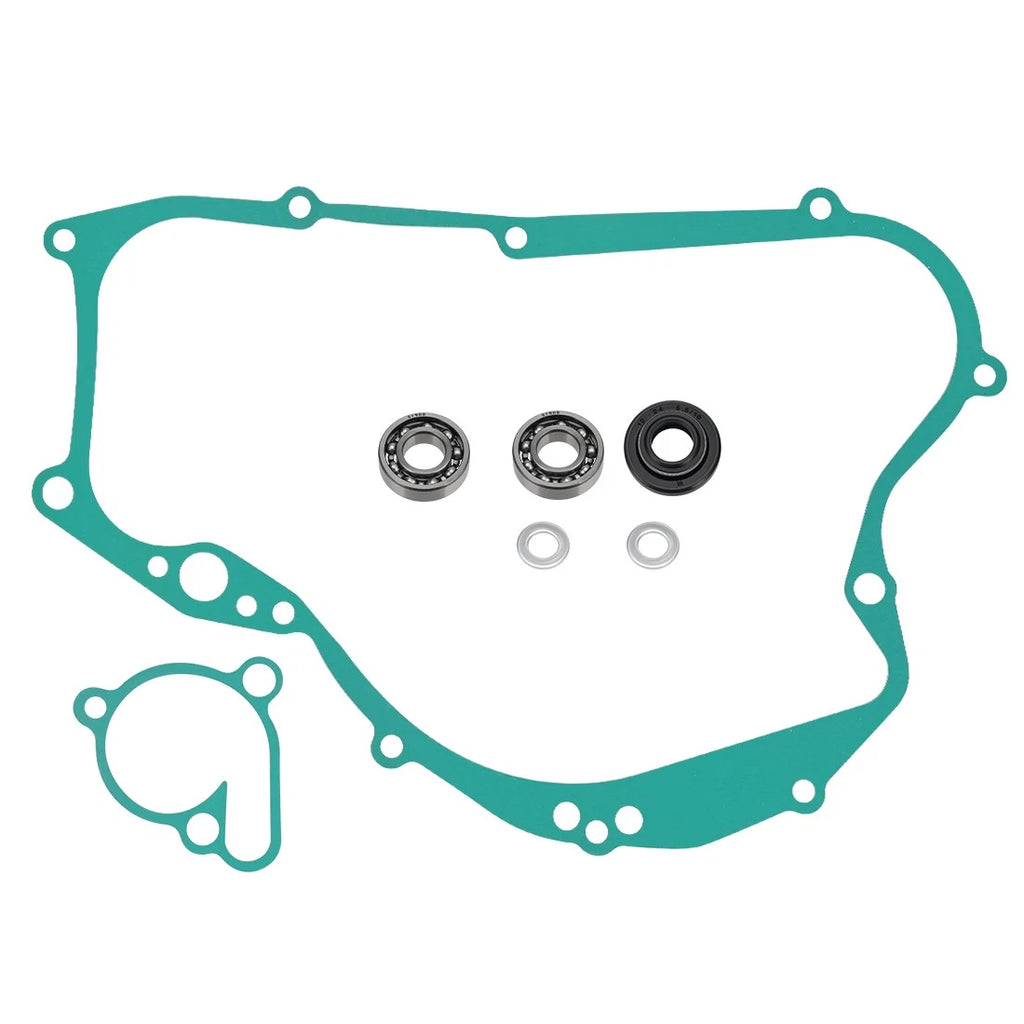 Water Pump Rebuild Kit w/ Gasket Bearing Seal for Suzuki RM125 (2001–2008)