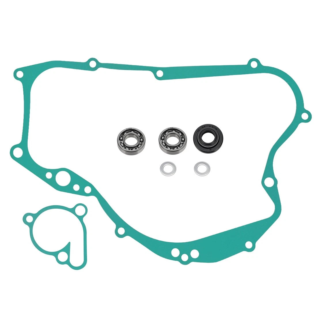 Water Pump Rebuild Kit w/ Gasket Bearing Seal for Suzuki RM125 (2001–2008)