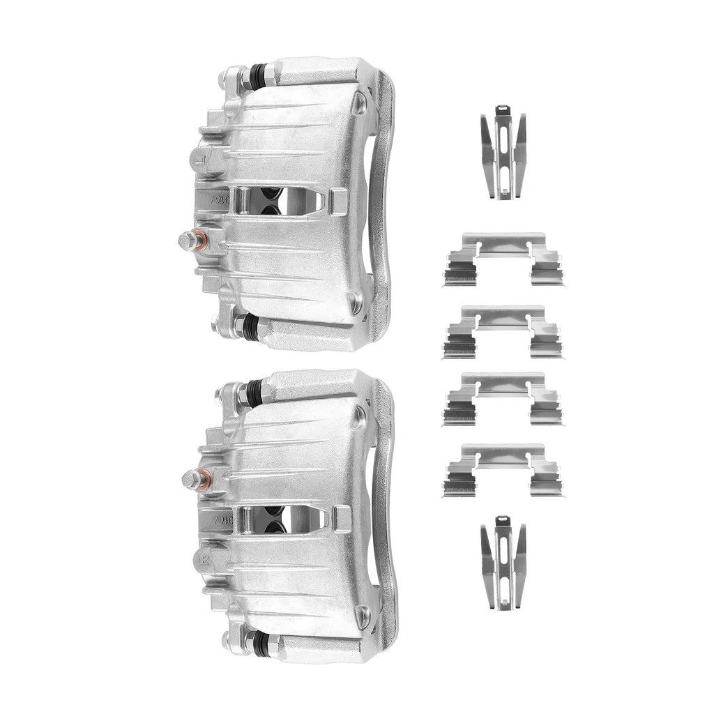 Pair Rear Brake Calipers w/ Bracket for Chevrolet Silverado 1500 GMC Sierra