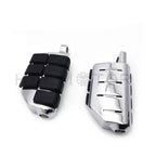 Chrome Dually Foot Rest Pegs for Harley Touring Electra Glide Softail Dyna
